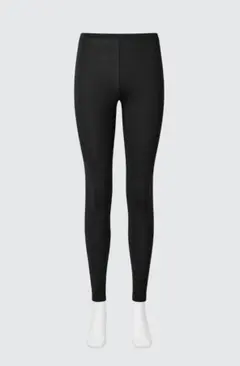 UNIQLO　ヒートテックレギンス/10分丈　478959　黒 ブラック　L