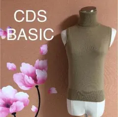 600  CDS BASIC タートルネック ノースリーブニットのサムネイル
