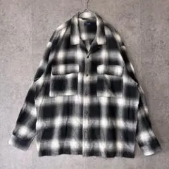 RHC ロンハーマン ウール オンブレチェック CPO シャツジャケット S