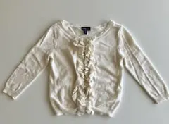 babyGap ベビー カーディガン ホワイト フリル