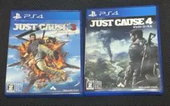 PS4 ジャストコーズ3、4の2本セット