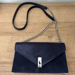 Ralph Lauren スエード　チェーンウォレット&ポシェット