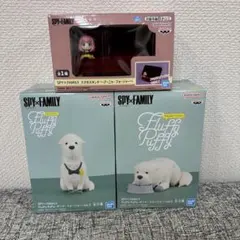 SPY×Familyフィギュア Fluffy Puffy スマホスタンド3点