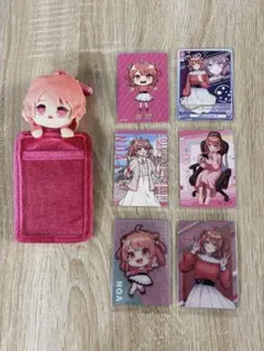 カラフルピーチ　のあ　パスケースとカード