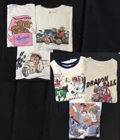 ドラゴンボールUT等Tシャツ6点セット
