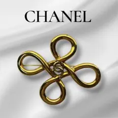 CHANEL シャネル ブローチ ココマーク クローバー シャネル/CHANEL クローバー パール ゴールド ブローチ ココマーク