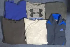 6点まとめ売り　パーカー　UnderArmour Champion Adidas