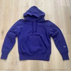 チャンピオン リバースウィーブ パーカー Sサイズ 紫 C3-W102 美品