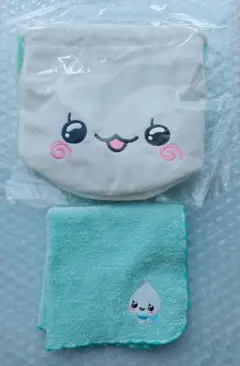 しずくちゃん フェイス巾着 タオル　みるみるちゃん