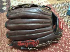 Rawlings 軟式野球用グローブ ブラウン 子供用のサムネイル