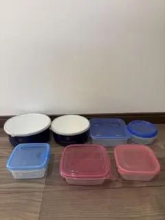 タッパー　保存容器　まとめ売り　7＋1点