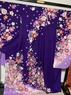 正絹 振袖 単品 練習用に