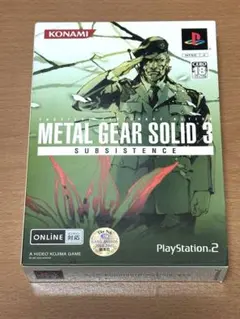 METAL GEAR SOLID 3 SUBSISTENCE 初回生産版