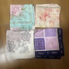 ランセル　HANAE MORI ELEGANCハンカチセット　大判含む4枚のサムネイル