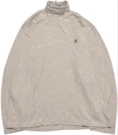 トミーヒルフィガー タートルネック ニット セーター ベージュ2XL相当