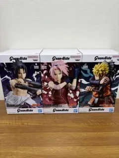 NARUTO Grandistaナルト&うちはサスケ&春野サクラフィギュアセット