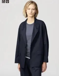 UNIQLO U ユニクロユー コットンブレンドジャケット L