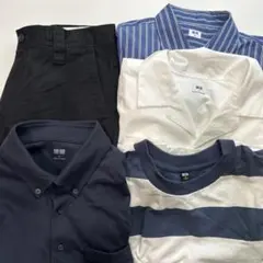 メンズ服　まとめ売り　半袖　長袖　ズボン　シャツ　UNIQLO M L セット
