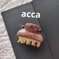 ACCA 限定品★ マーブル クリップ ☆acca☆限定品マーブル 限定品スワロフスキー付きヘアクリップ
