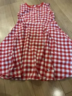 Balabala ノースリーブワンピース 140/64 赤チェック