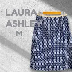 ローラアシュレイ LAURA ASHLEY スカート ネイビー フラワー Mのサムネイル
