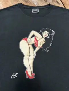 00s COOP レッドデビル Tシャツ XL Chaser ピンナップガール - メルカリ
