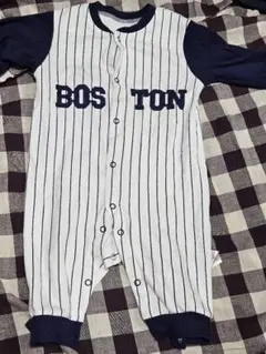 野球ユニフォーム風ロンパース 9ヶ月サイズ(70～80㎝)