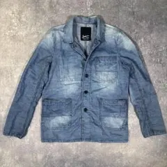 DENHAM カバーオール　デニムジャケット　MAO コットン　M インディゴのサムネイル