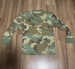 Supreme Hanes Beefy ワッフル長袖Tシャツ カモ柄 XL