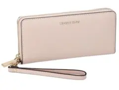 【新品未使用】MICHAELKORS マイケルコース 長財布 ストラップ ピンク