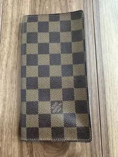 ルイ・ヴィトン長札入れ ダミエ ポルトカルトクレディ N60825 エベヌメンズ