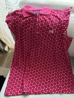 【お値下げ】新品・未使用　パーリーゲイツ　ノースリーブパイル地ポロシャツ