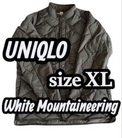 ユニクロ ホワイトマウンテニアリング ダウンジャケット XLサイズ ブラック 黒