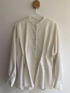 【SENSE OF PLACE】バンドカラーシャツ