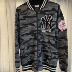 ニューヨークヤンキース 迷彩 スタジャン MLBジャケット