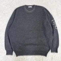 90s Papas ウールニット エルボーパッチ付 セーター 深緑系 80s ラムウール エルボーパッチ ニットセーター – 古着屋 sio