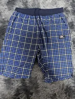 STC チェック柄ショートパンツ　テニス