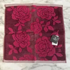 【新品未使用タグ付き】LANVIN ランバン　薔薇　バラ　タオルハンカチ
