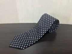 THE SUIT COMPANY ネクタイ 黒 シルバー ドット