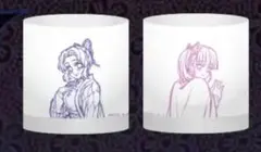 柱　描き下ろし　B賞　グラス　胡蝶しのぶ　栗花落カナヲ　鬼滅の刃