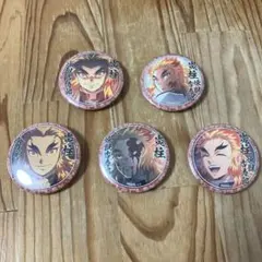 鬼滅の刃 絵巻カフェ くじ引き缶バッジ 煉獄杏寿郎