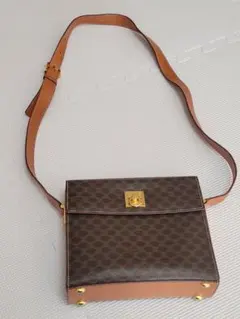 オールドセリーヌ　CELINE マカダム柄　バッグ ショルダーバッグ