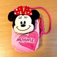 【ほぼ未使用】ディズニー「ミニーマウス ショルダーバッグ」