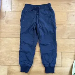 UNIQLO ダークネイビー ロングパンツ S 身長110〜125