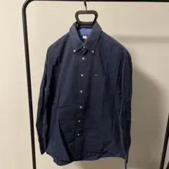 TOMMY HILFIGER ネイビー ボタンダウンシャツ L/G