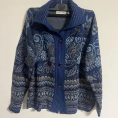 ヴィンテージ 花柄ボタンカーディガン