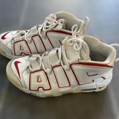 NIKE AIR MORE UPTEMPO ホワイト レッド
