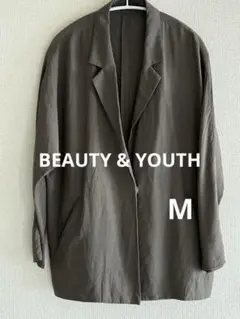BEAUTY & YOUTH テーラードジャケット M カーキのサムネイル