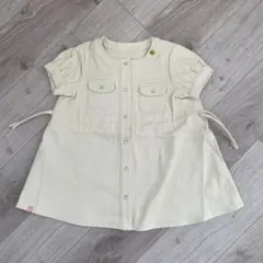 【新品】キッズ デニムひざ丈ワンピース 100サイズ