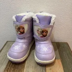 アナ雪　スノーブーツ パープル　18cm ディズニー